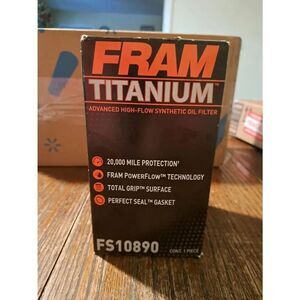 New Fram Titanium Oil Filter FS10890 Truck Maintenance Oil Change